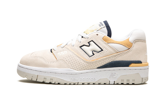 Overkicks - New Balance 550 Sea Salt Navy Raw Sugar (Womens) (BBW550AB) - vista lateral