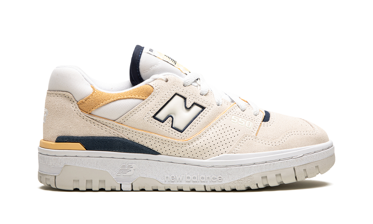 Overkicks - New Balance 550 Sea Salt Navy Raw Sugar (Womens) (BBW550AB) - detalle talón