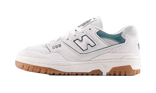 Overkicks - New Balance 550 Sea Salt New Spruce (Womens) (BBW550SE) - vista lateral