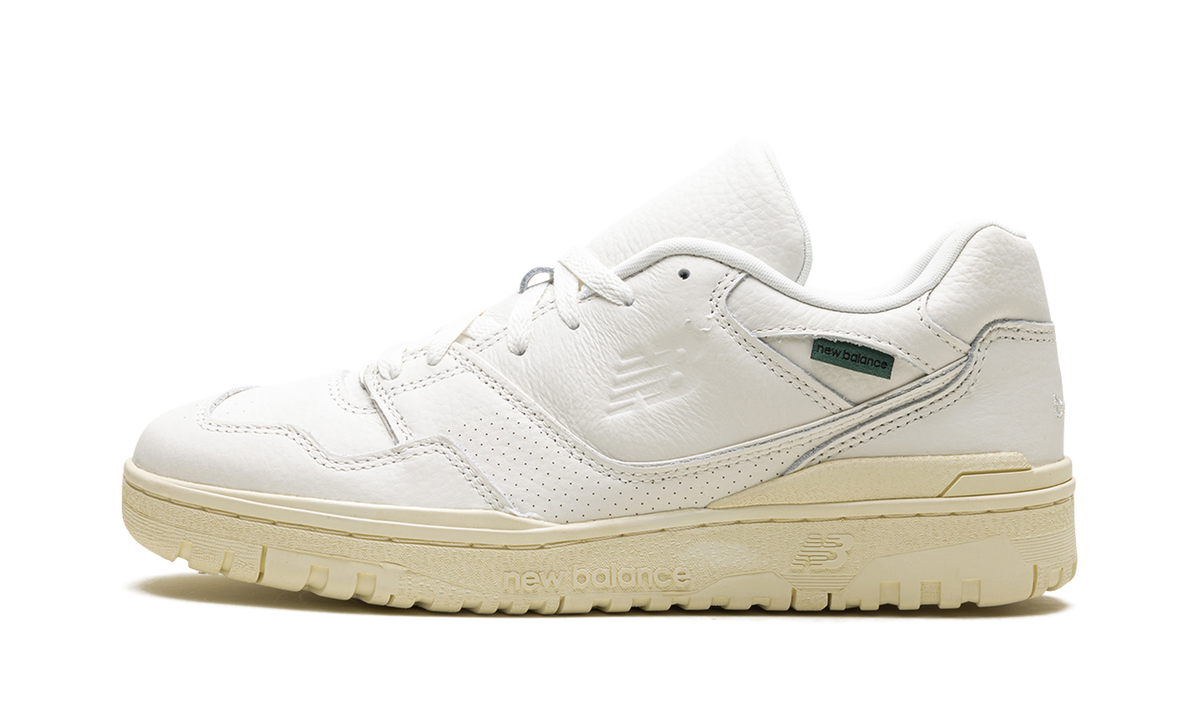 Overkicks - New Balance 550 Sea Salt Nightwatch Green (BB550PWT) - vista lateral