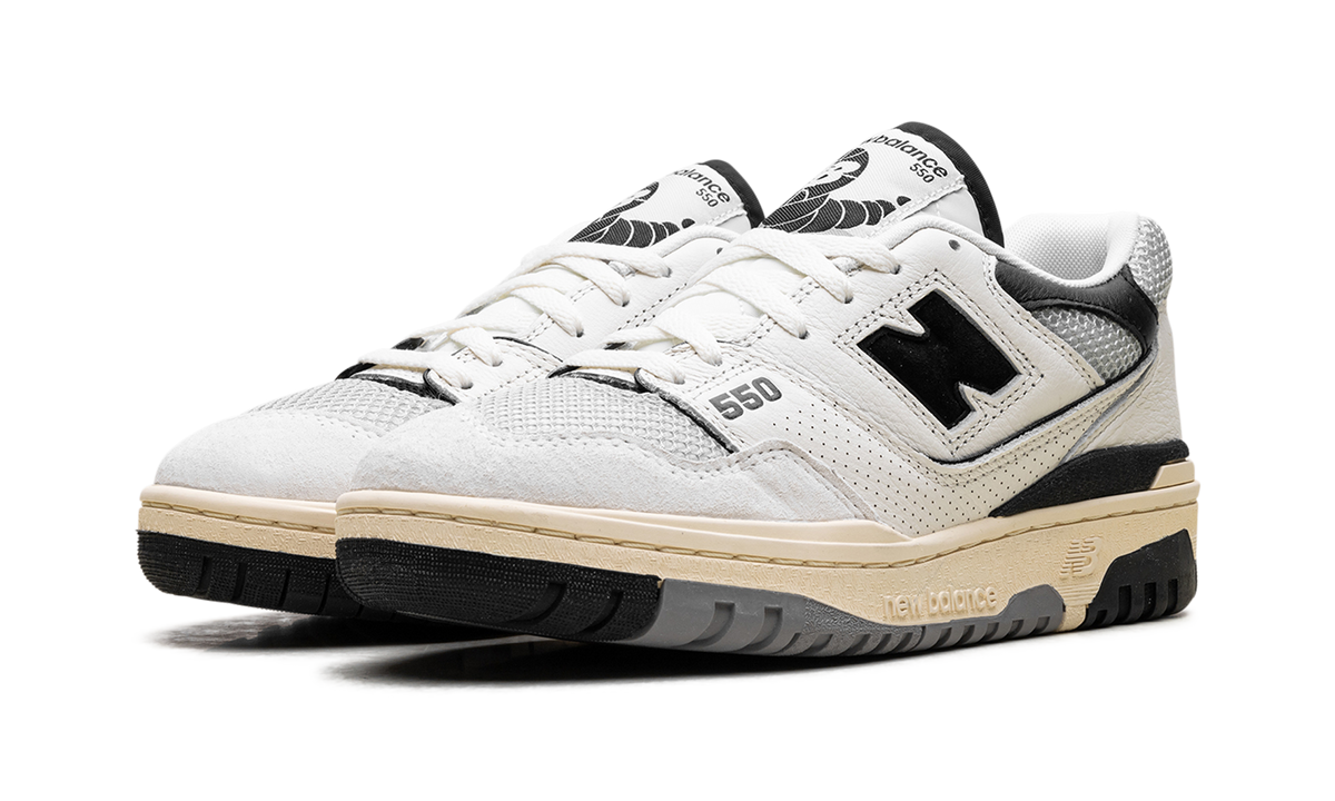 Overkicks - New Balance 550 Sea Salt Pack Black (BB550CPC) - vista trasera