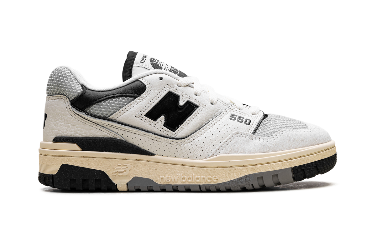 Overkicks - New Balance 550 Sea Salt Pack Black (BB550CPC) - detalle talón