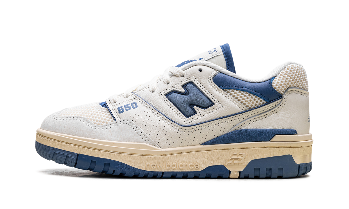 Overkicks - New Balance 550 Sea Salt Pack Blue Agate (BB550CPD) - vista lateral