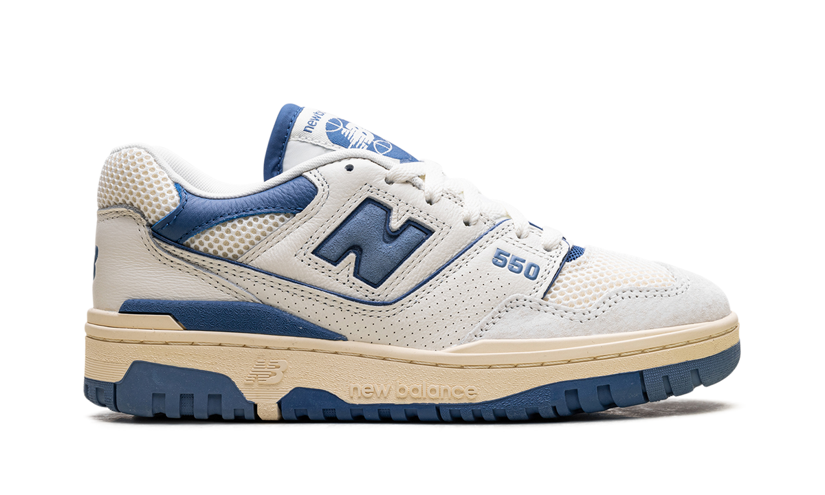 Overkicks - New Balance 550 Sea Salt Pack Blue Agate (BB550CPD) - detalle talón