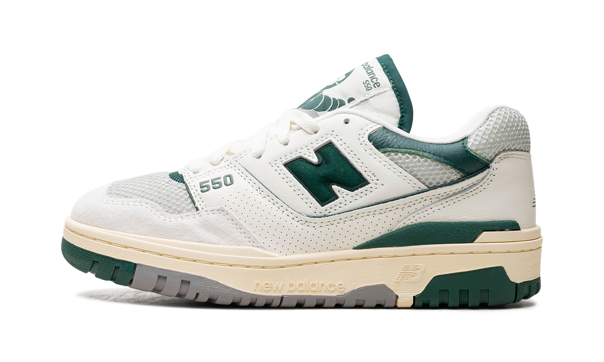 Overkicks - New Balance 550 Sea Salt Pack Marsh Green (BB550CPE) - vista lateral