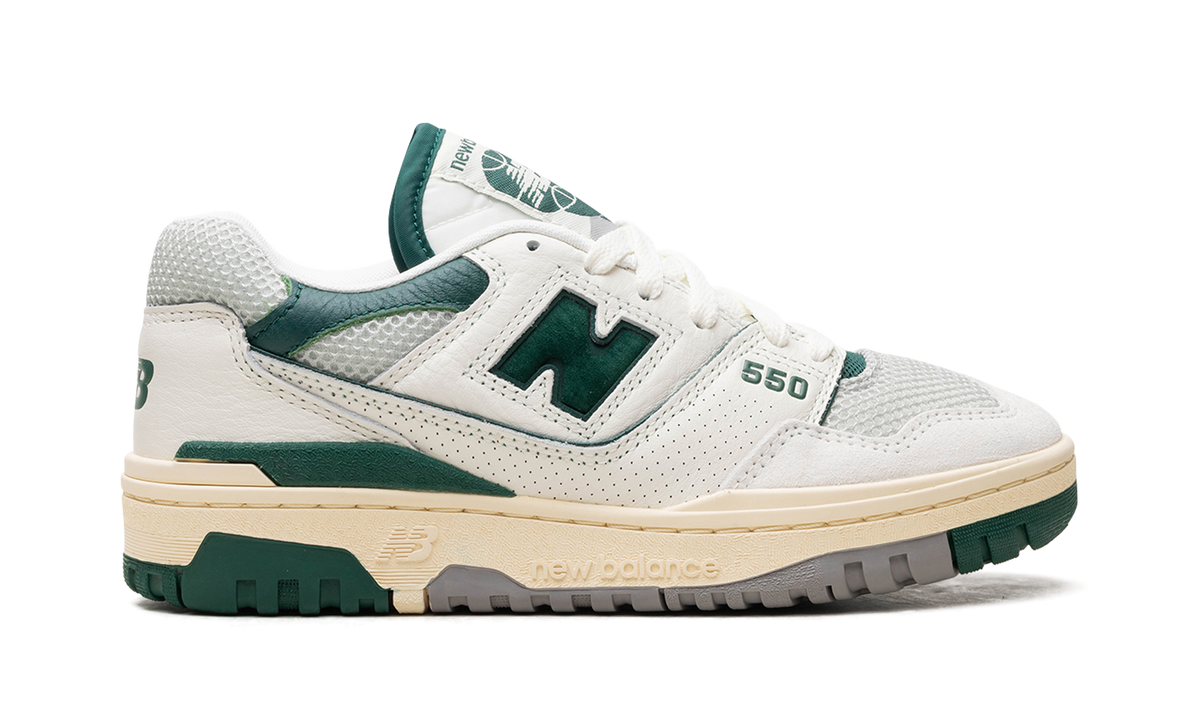 Overkicks - New Balance 550 Sea Salt Pack Marsh Green (BB550CPE) - detalle talón