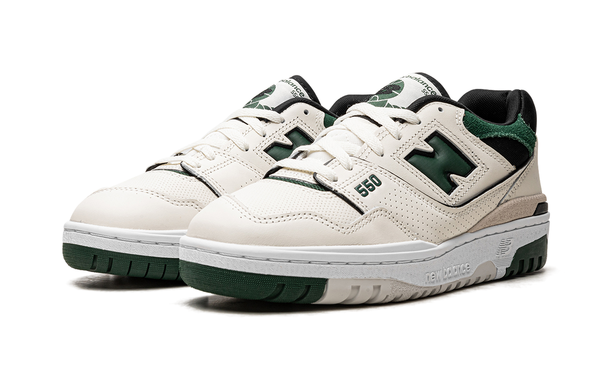 Overkicks - New Balance 550 Sea Salt Pine Green (BB550VTC) - vista trasera