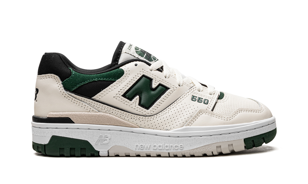 Overkicks - New Balance 550 Sea Salt Pine Green (BB550VTC) - detalle talón