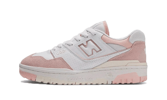 Overkicks - New Balance 550 Sea Salt Pink Granite (Womens) (BBW550HL) - vista lateral