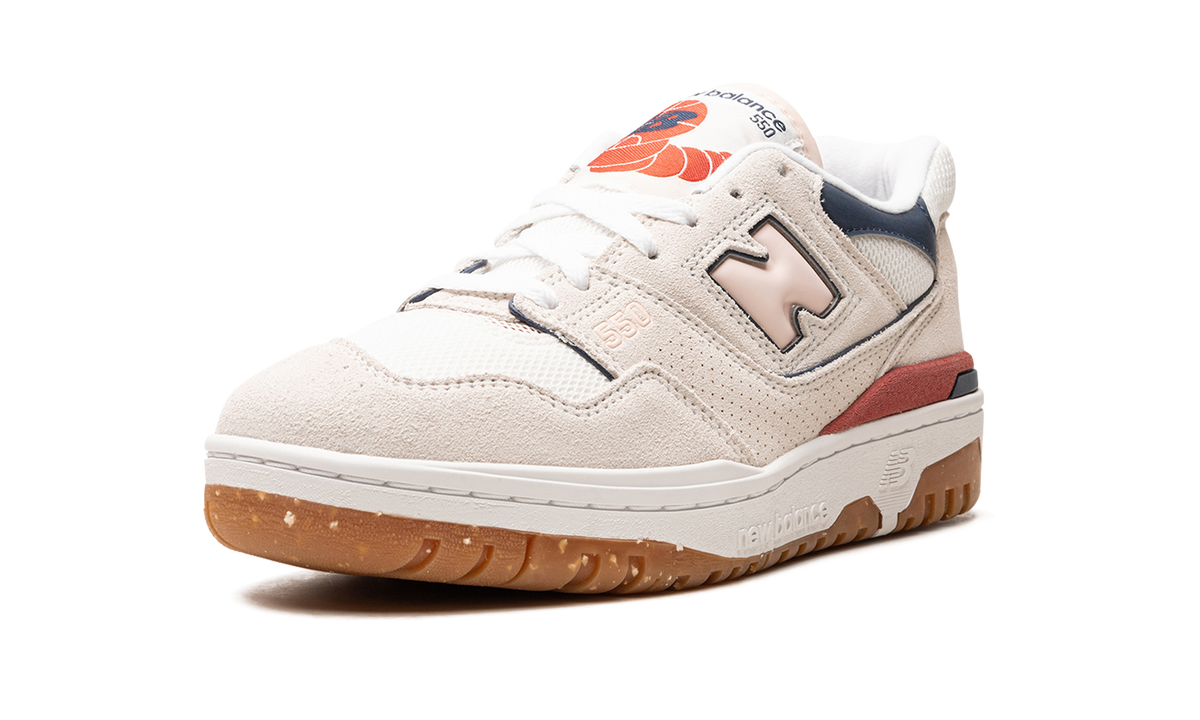 Overkicks - New Balance 550 Sea Salt Quartz Pink Astro Dust (Womens) (BBW550NP) - detalle suela