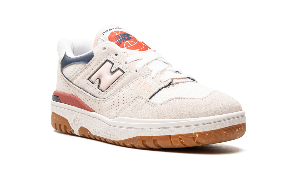 Overkicks - New Balance 550 Sea Salt Quartz Pink Astro Dust (Womens) (BBW550NP) - detalle lateral interior