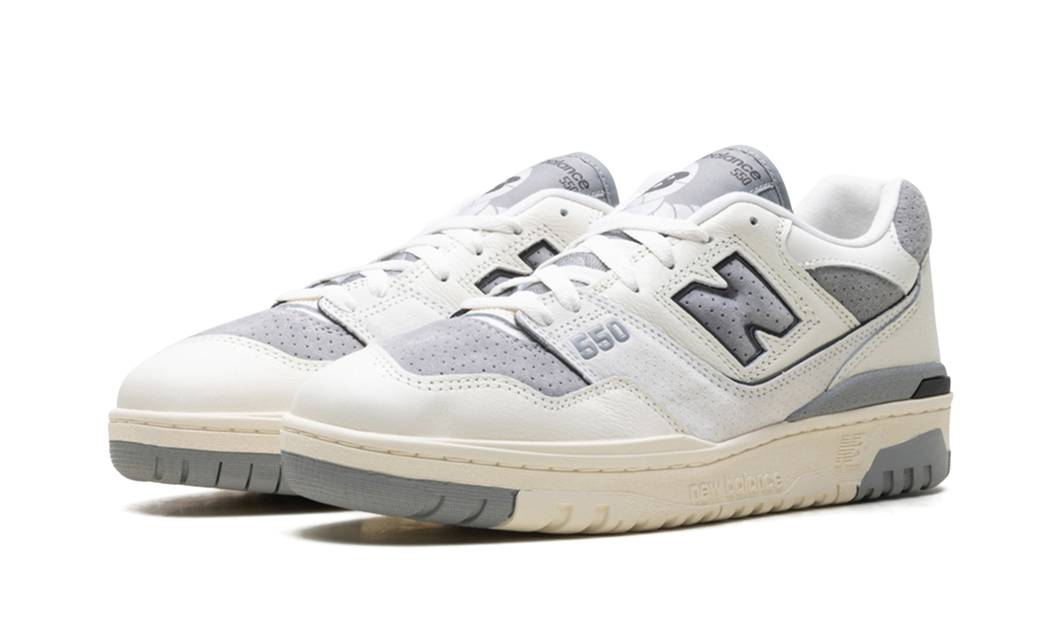 Overkicks - New Balance 550 Sea Salt Slate Grey (BB550LEM) - vista trasera