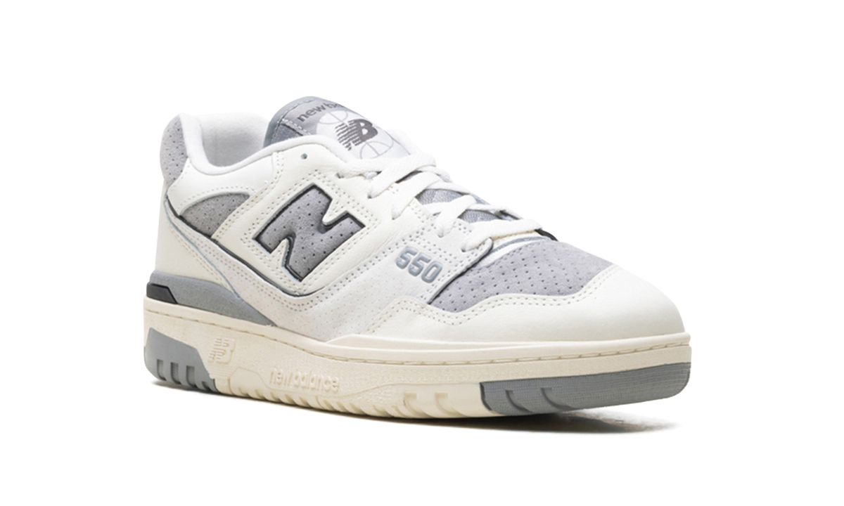Overkicks - New Balance 550 Sea Salt Slate Grey (BB550LEM) - detalle lateral interior