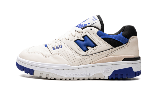Overkicks - New Balance 550 Sea Salt Team Royal (BB550VTA) - vista lateral