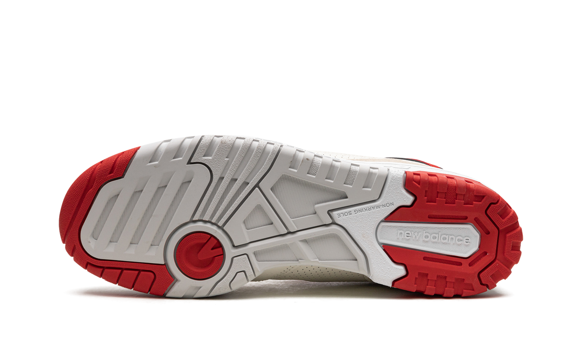 Overkicks - New Balance 550 Sea Salt True Red (BB550VTB) - vista superior