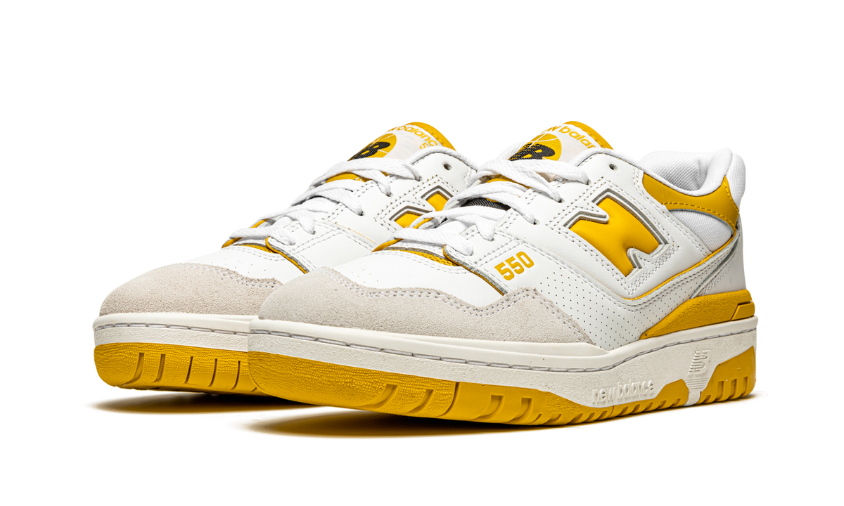 Overkicks - New Balance 550 Sea Salt Varsity Gold (BB550LA1) - vista trasera
