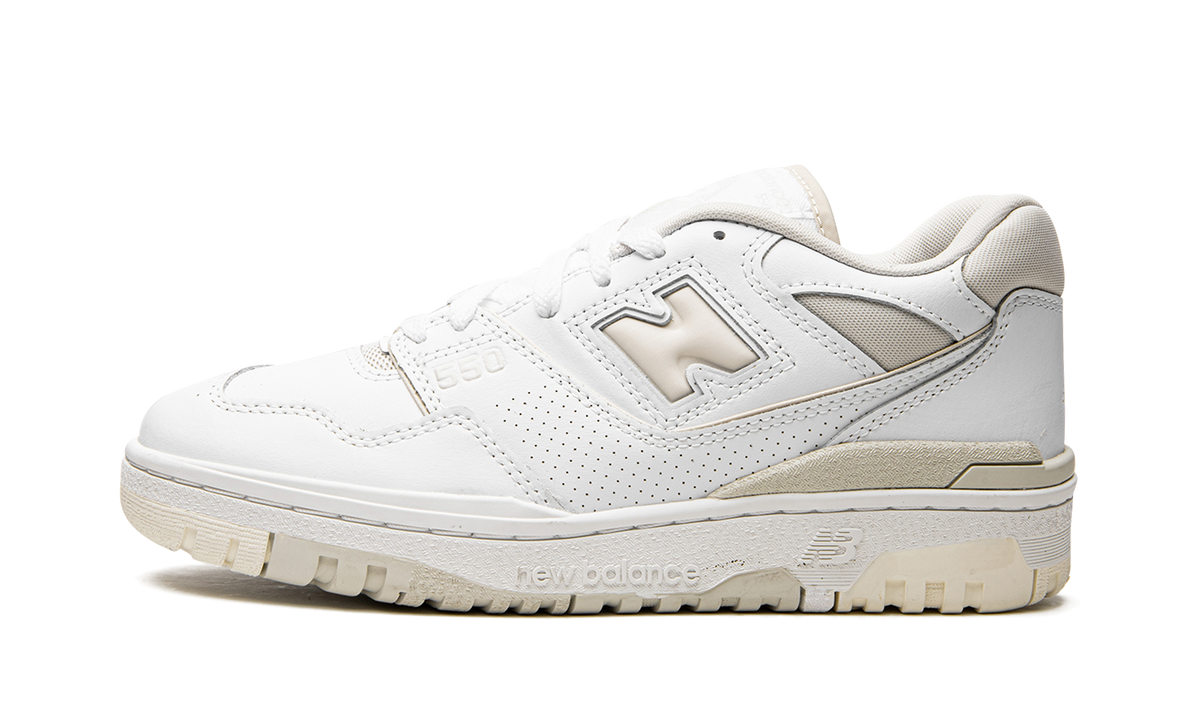 Overkicks - New Balance 550 Silver Birch (Womens) (BBW550WS) - vista lateral