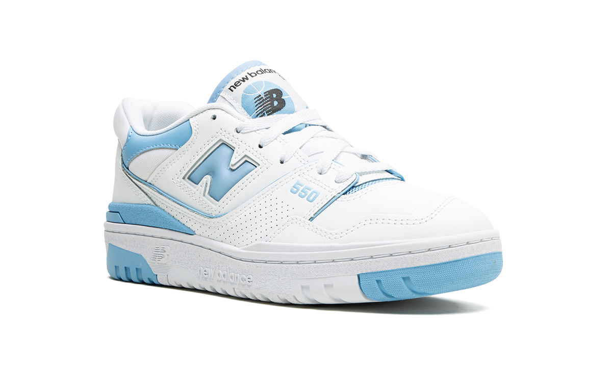 Overkicks - New Balance 550 UNC White Dusk Blue (Womens) (BBW550BC) - detalle lateral interior