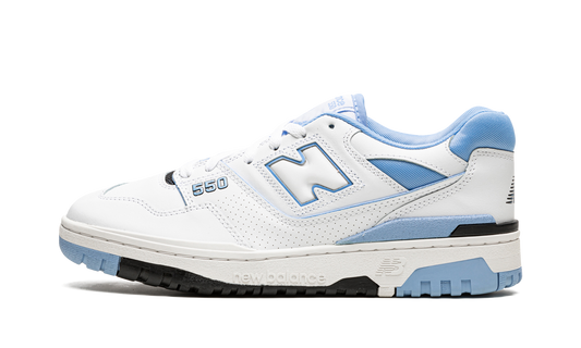 Overkicks - New Balance 550 UNC White University Blue (BB550HL1) - vista lateral