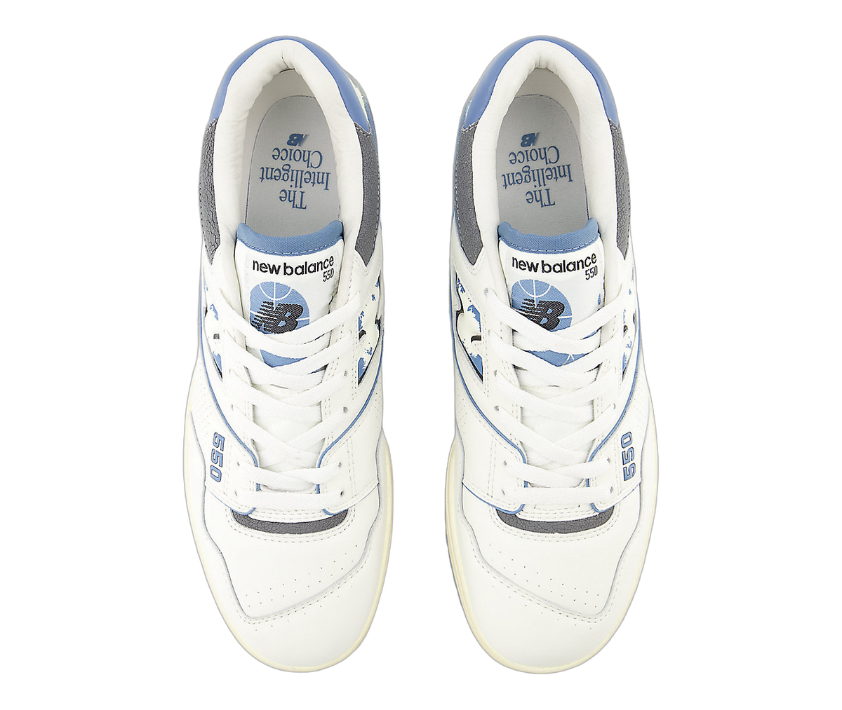 Overkicks - New Balance 550 Vintage Pack Heron Blue (BB550VTE) - par completo