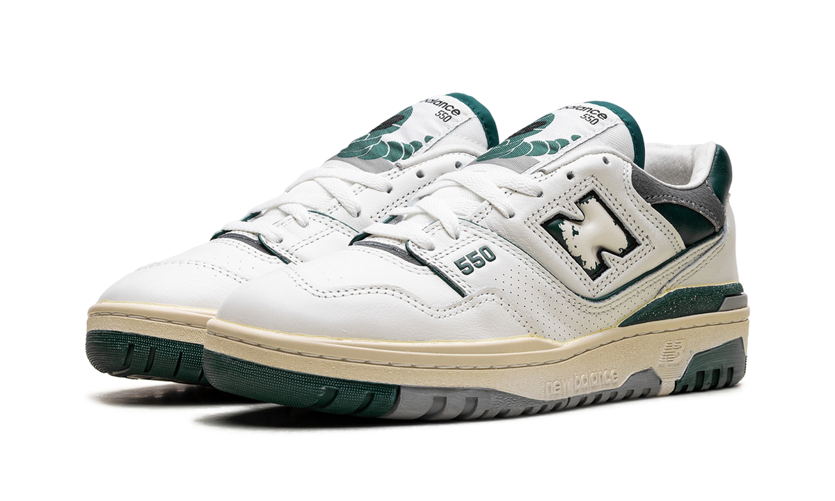 Overkicks - New Balance 550 Vintage Pack Marsh Green (BB550VTG) - vista trasera