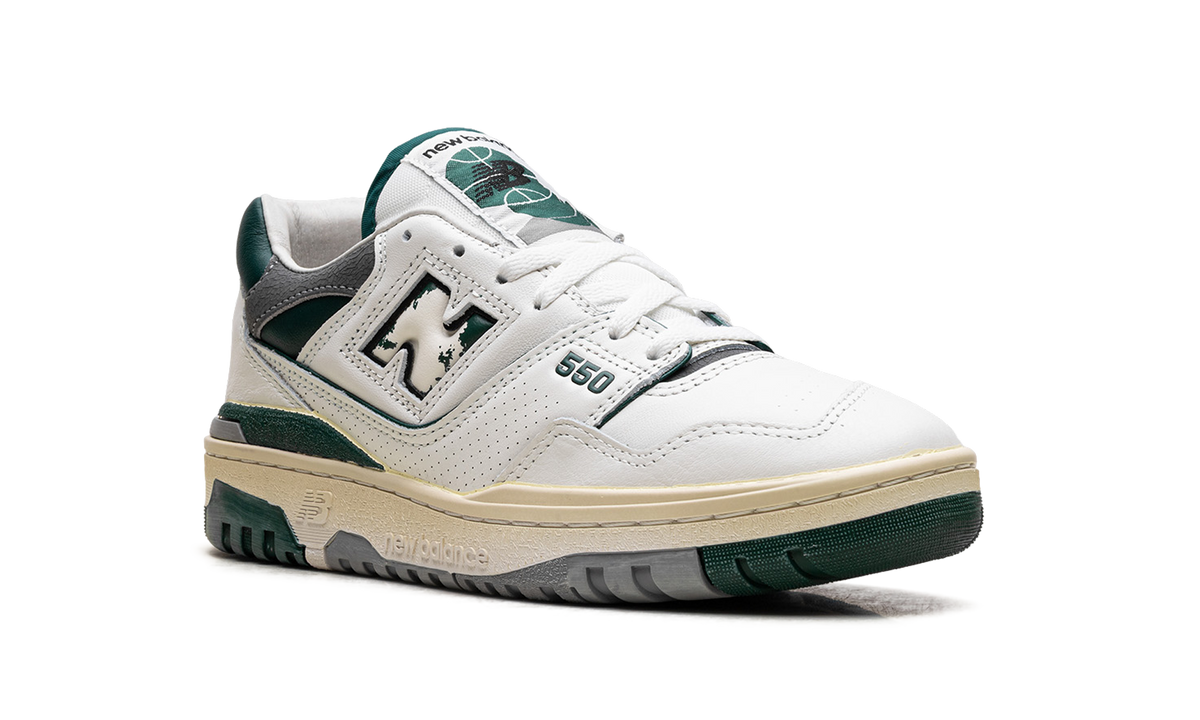 Overkicks - New Balance 550 Vintage Pack Marsh Green (BB550VTG) - detalle lateral interior