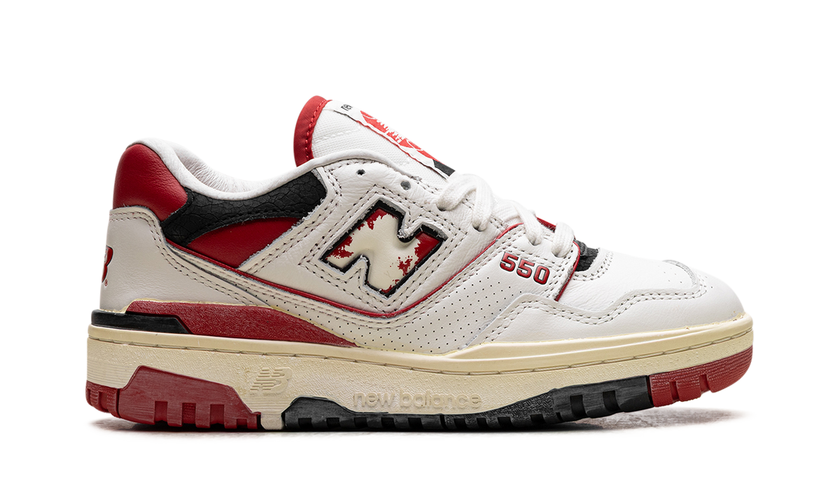 Overkicks - New Balance 550 Vintage Pack Team Red (BB550VGA) - detalle talón