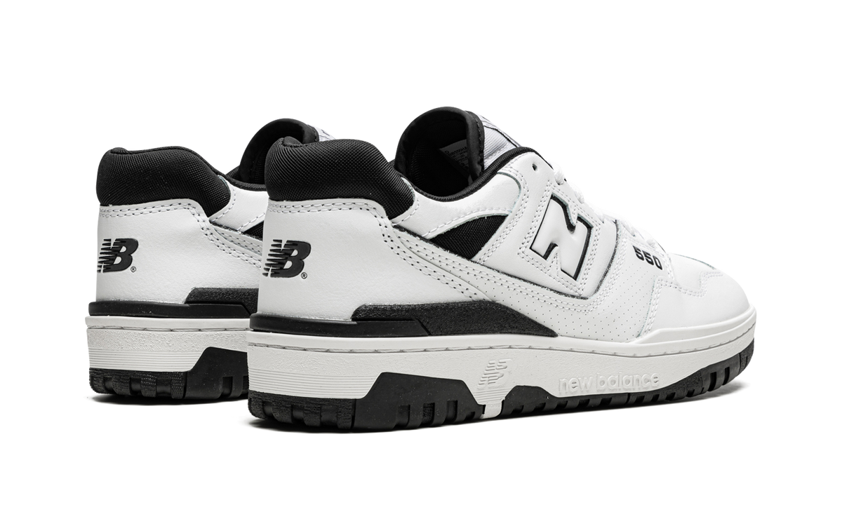 Overkicks - New Balance 550 White Black (BB550HA1) - par completo