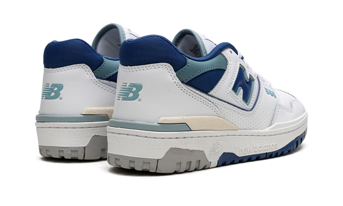 Overkicks - New Balance 550 White Blue Groove (BB550NCC) - par completo