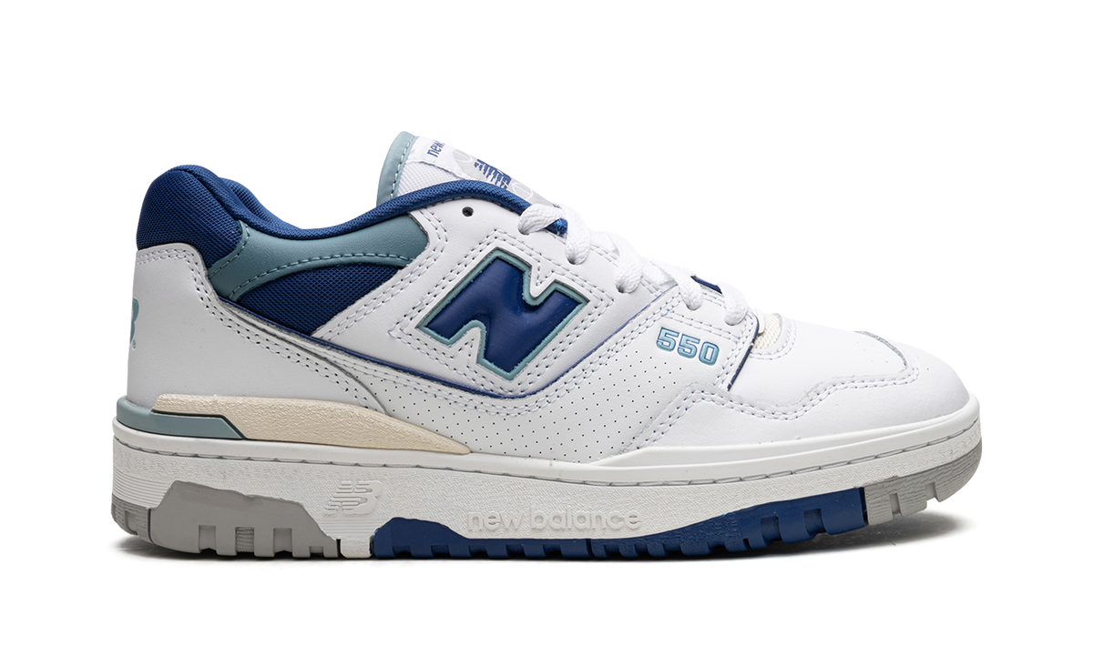 Overkicks - New Balance 550 White Blue Groove (BB550NCC) - detalle lateral interior