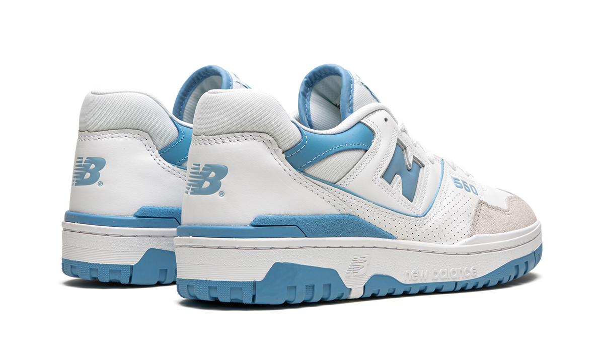 Overkicks - New Balance 550 White Blue Haze Rain Cloud (BB550LSB) - par completo