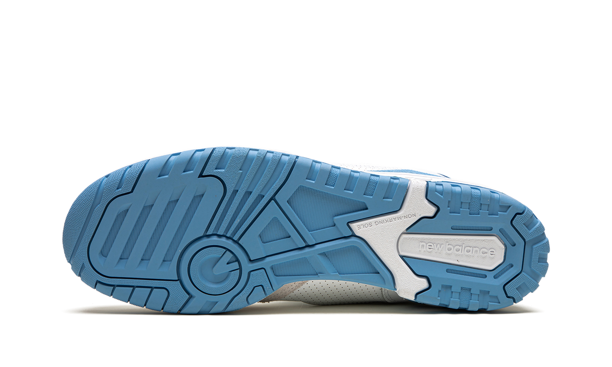 Overkicks - New Balance 550 White Blue Haze Rain Cloud (BB550LSB) - vista superior