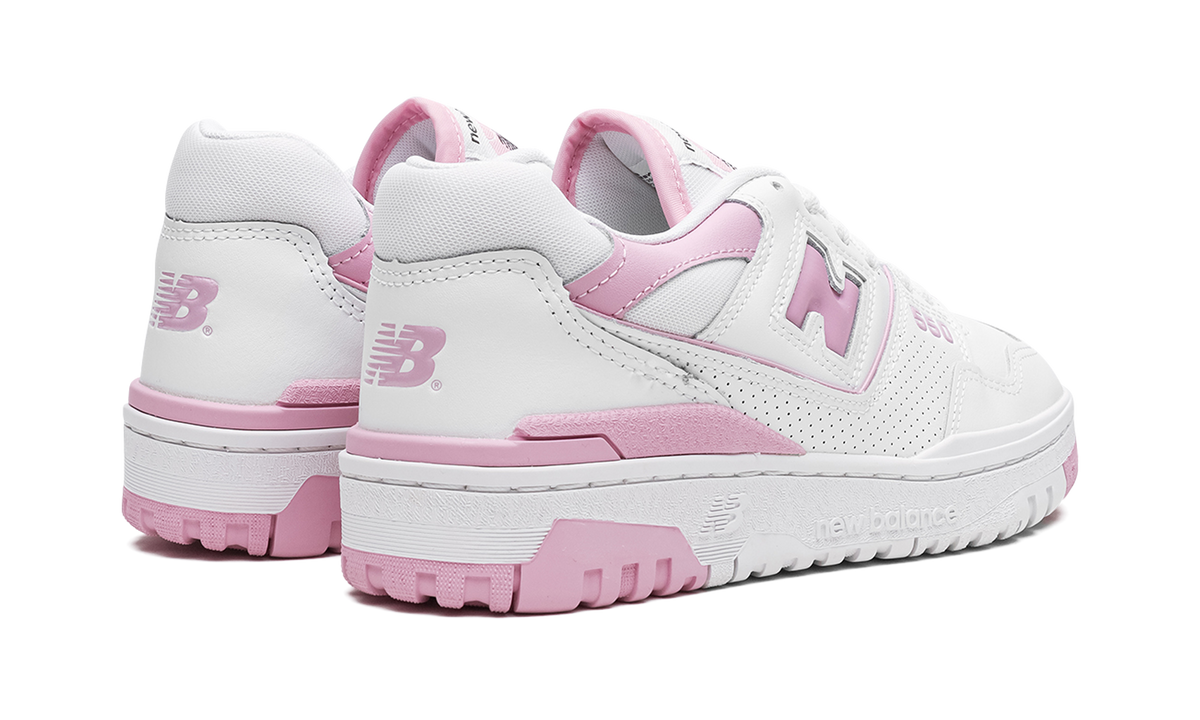 Overkicks - New Balance 550 White Bubblegum Pink (Womens) (BBW550BD) - par completo
