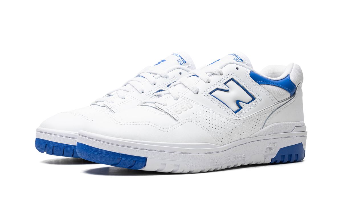 Overkicks - New Balance 550 White Cobalt Blue (BB550SWC) - vista trasera