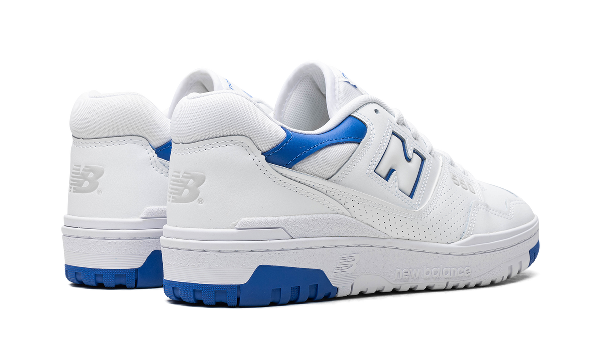 Overkicks - New Balance 550 White Cobalt Blue (BB550SWC) - par completo