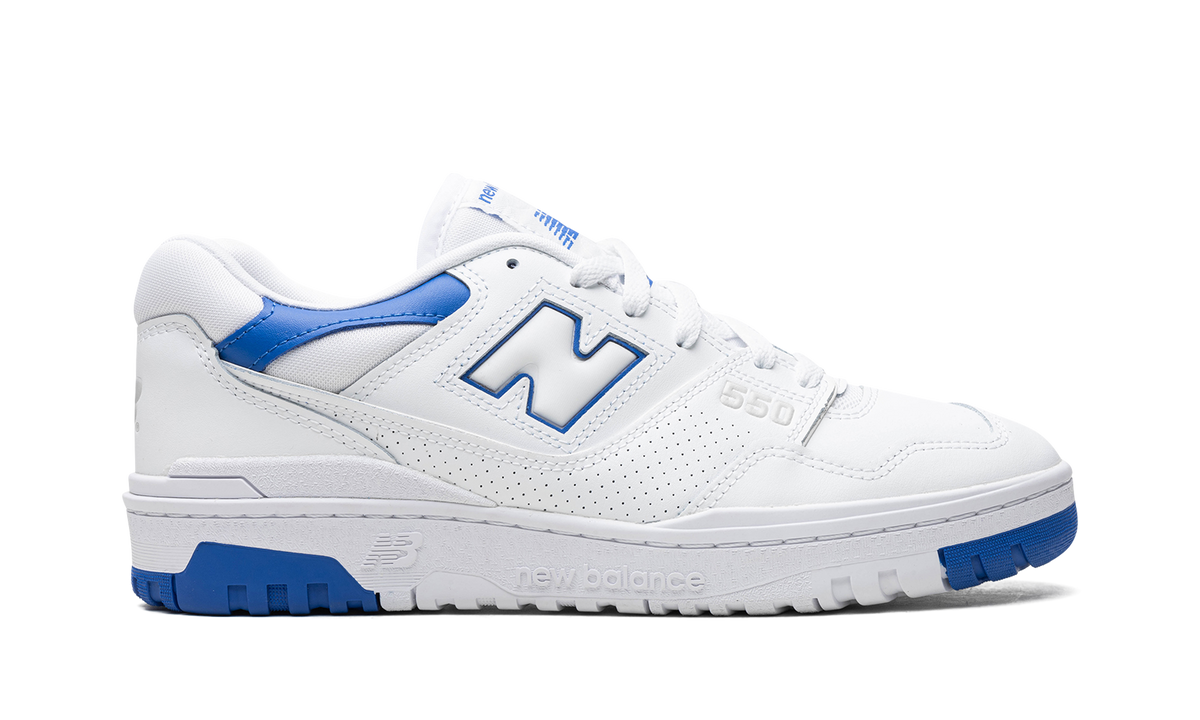 Overkicks - New Balance 550 White Cobalt Blue (BB550SWC) - detalle talón