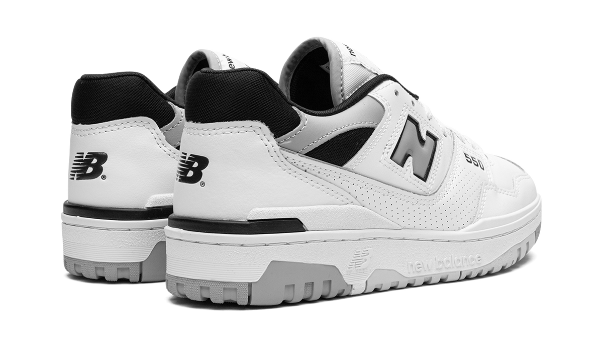 Overkicks - New Balance 550 White Concrete Black (BB550NCL) - par completo