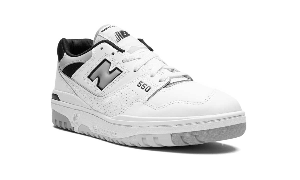 Overkicks - New Balance 550 White Concrete Black (BB550NCL) - detalle lateral interior