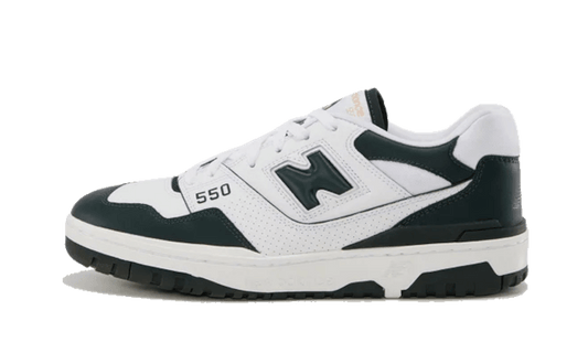 Overkicks - New Balance 550 White Dark Green (BB550GZ1) - vista lateral
