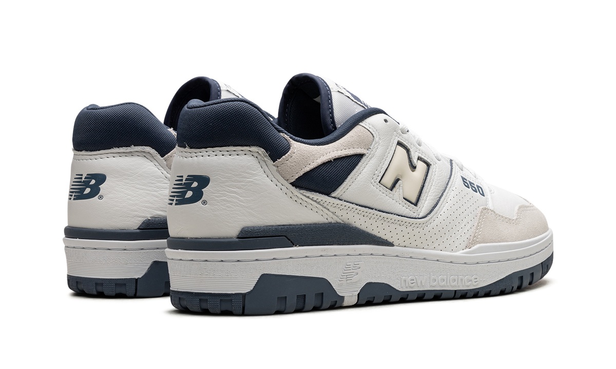 Overkicks - New Balance 550 White Dusty Blue (BB550STG) - par completo