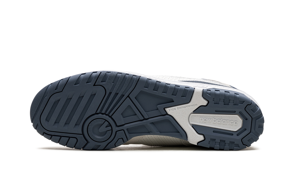 Overkicks - New Balance 550 White Dusty Blue (BB550STG) - vista superior
