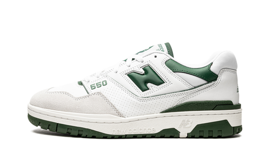 Overkicks - New Balance 550 White Green (BB550WT1) - vista lateral