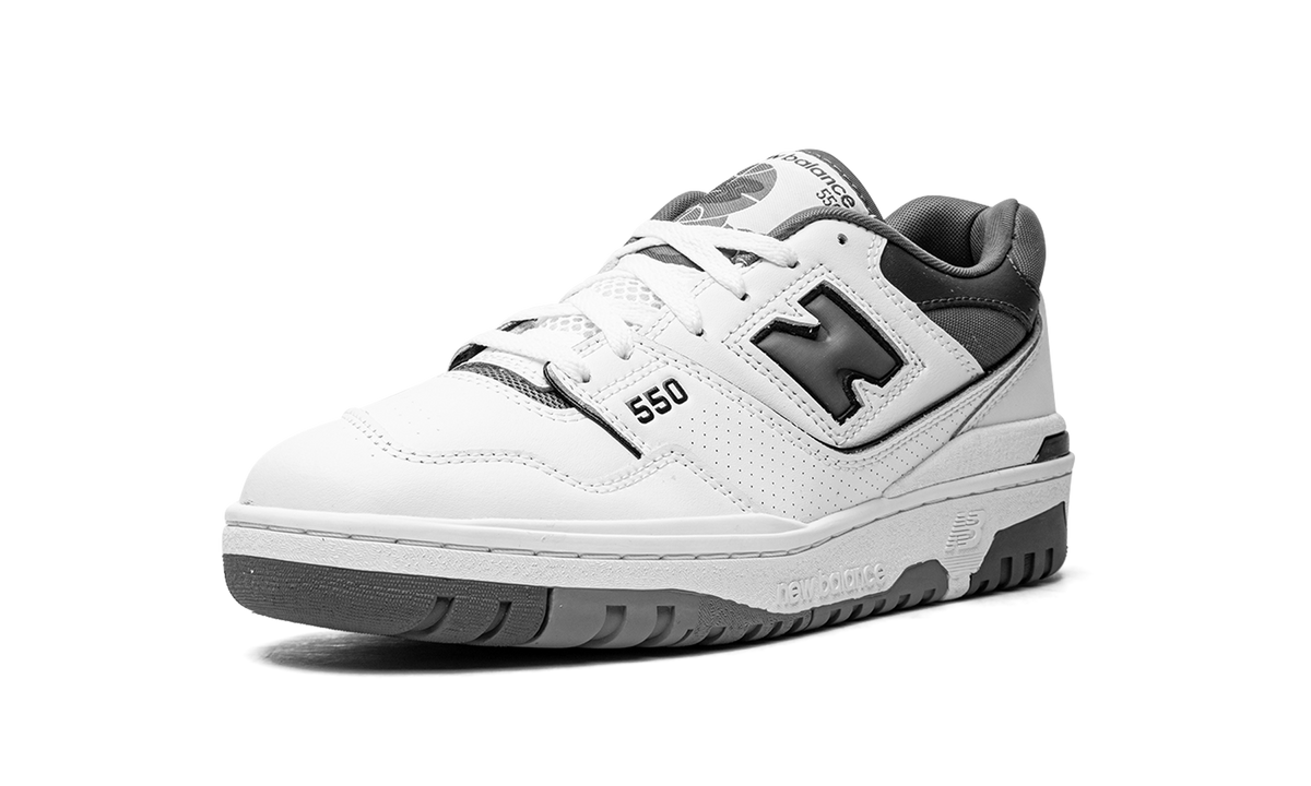 Overkicks - New Balance 550 White Grey Dark Grey (BB550WTG) - detalle suela
