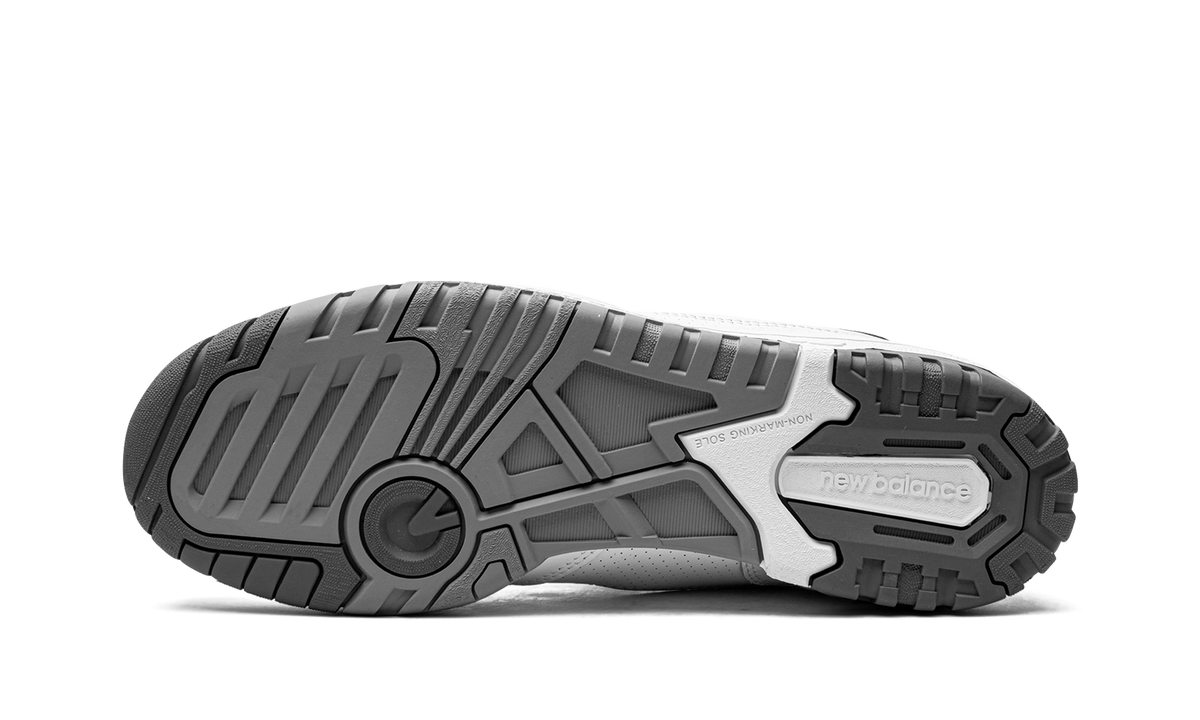 Overkicks - New Balance 550 White Grey Dark Grey (BB550WTG) - vista superior