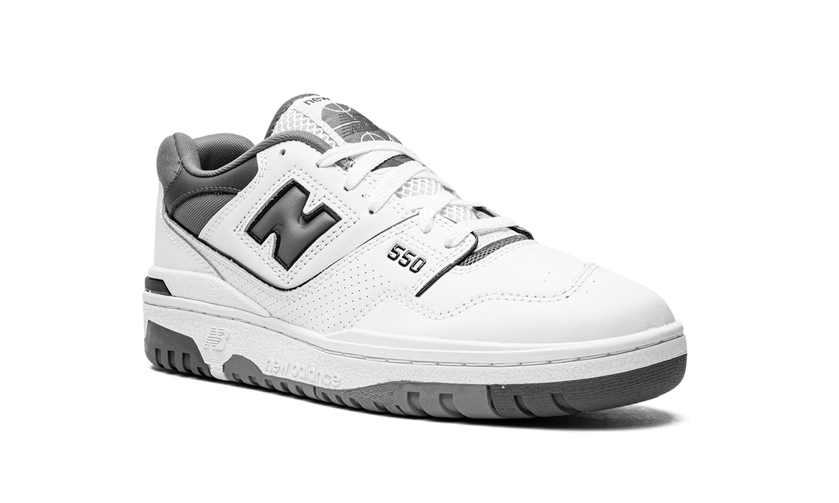 Overkicks - New Balance 550 White Grey Dark Grey (BB550WTG) - detalle lateral interior