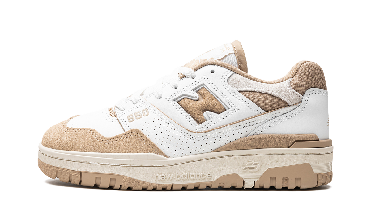 Overkicks - New Balance 550 White Incense Driftwood (BB550NEC) - vista lateral