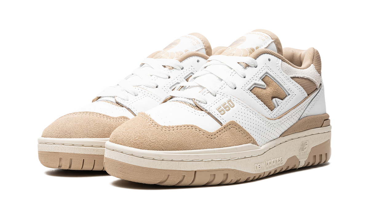 Overkicks - New Balance 550 White Incense Driftwood (BB550NEC) - vista trasera