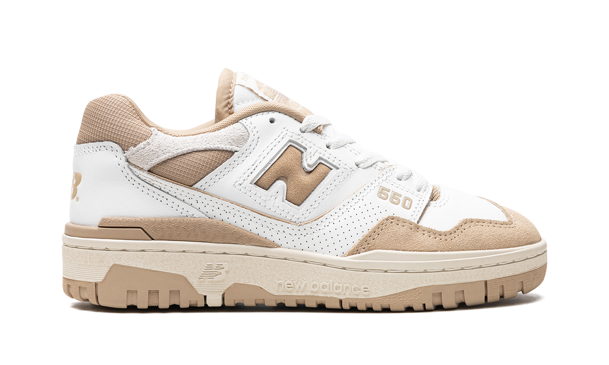 Overkicks - New Balance 550 White Incense Driftwood (BB550NEC) - detalle talón