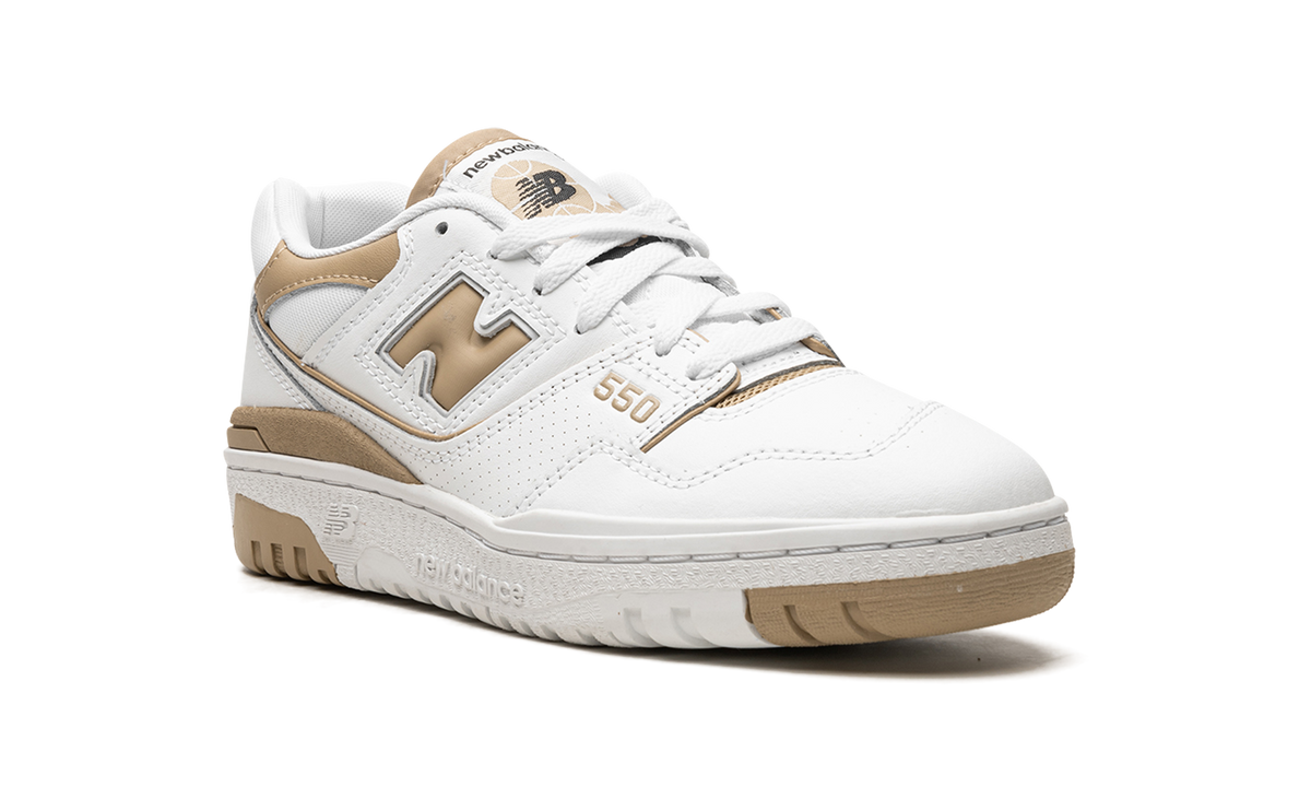 Overkicks - New Balance 550 White Incense (Womens) (BBW550BT) - detalle lateral interior