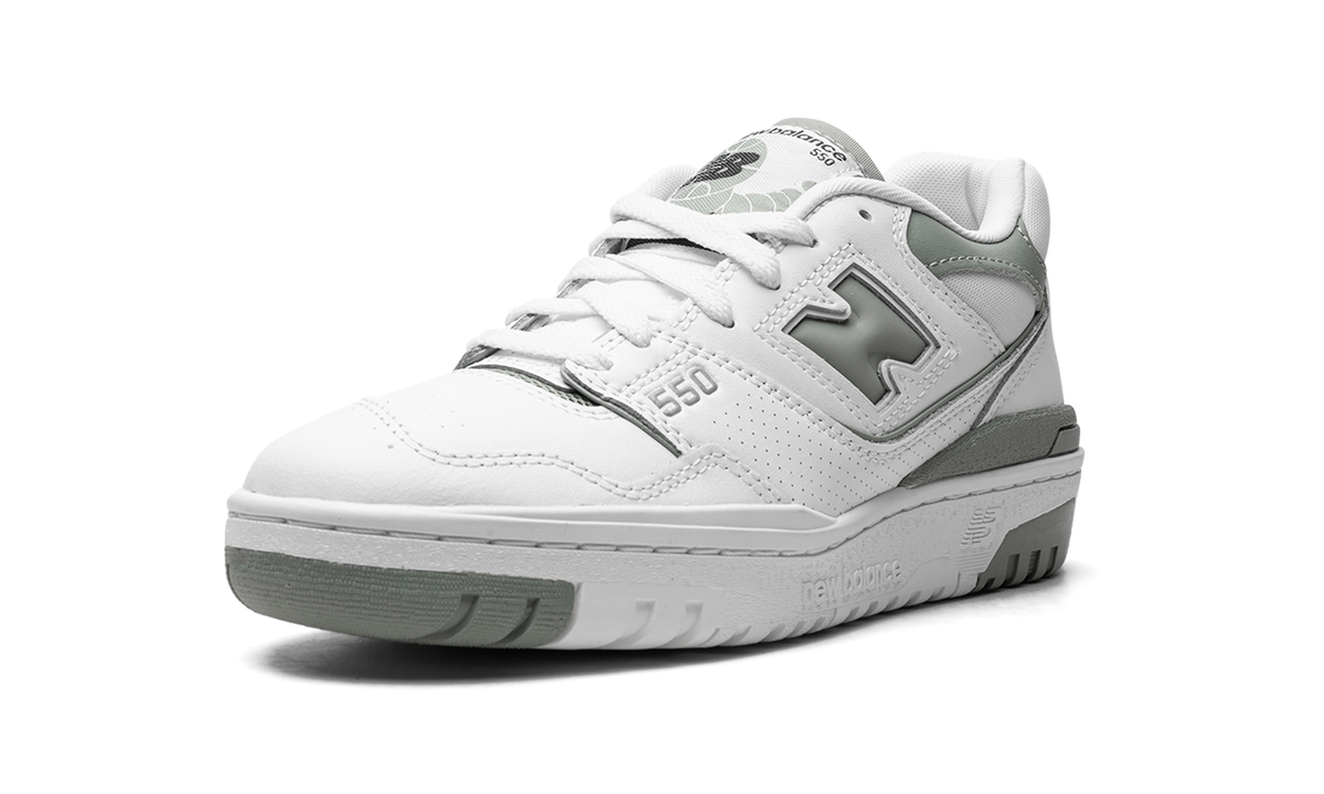 Overkicks - New Balance 550 White Juniper (Womens) (BBW550BG) - detalle suela